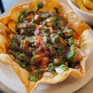 Masala Breakfast Tostada Bowl