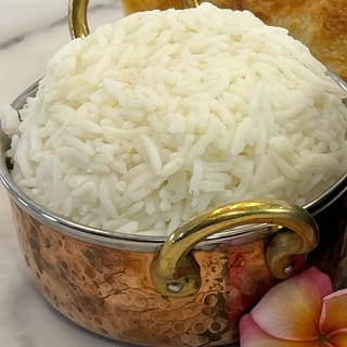 Steamed Basmati Rice (Vegan)
