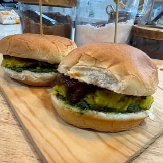 Grilled Aloo Masala Pav (Vegetarian)