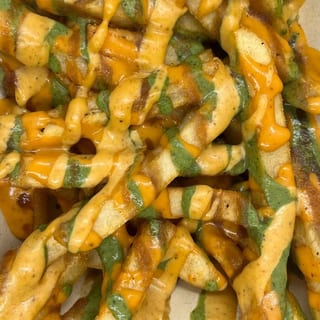 Masala Queso Fries